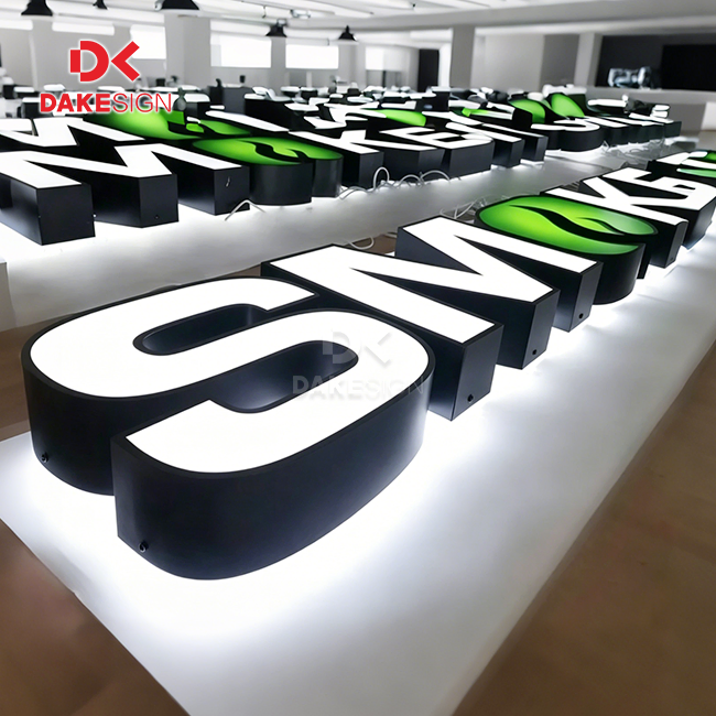 Front And Back Lit Channel Letters